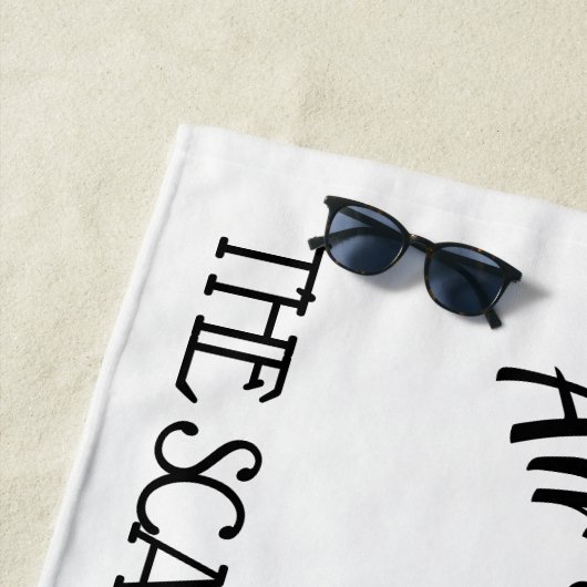 Libra Zodiac-Symbol Strandtuch (Beispiel)