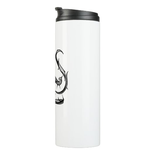 Libra Zodiac-Symbol Thermosbecher (Nach rechts gedreht)