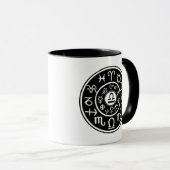 Libra Zodiac Tasse (VorderseiteRechts)