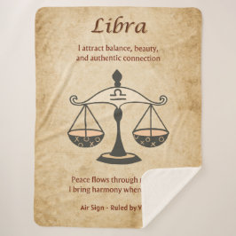 Libra Zodiac with Balanced Affirmations Sherpadecke