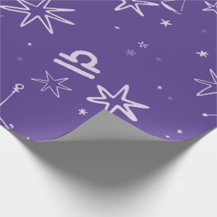 Libra Zodiac Wrapping Paper Geschenkpapier