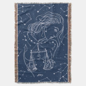 Libra zodiac-Zeichen Decke (Vorderseite Vertikal)