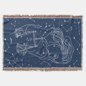 Libra zodiac-Zeichen Decke (Vorderseite)