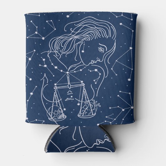 Libra zodiac-Zeichen Dosenkühler (Vorderseite)