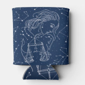 Libra zodiac-Zeichen Dosenkühler (Rückseite)