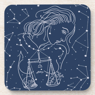 Libra zodiac-Zeichen Getränkeuntersetzer