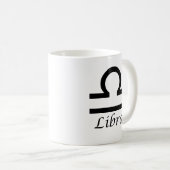 "Libra" Zodiac-Zeichen Kaffeetasse (VorderseiteRechts)