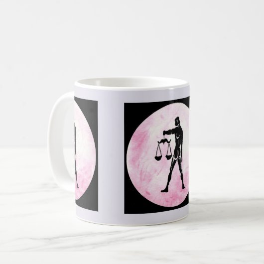Libra - Zodiac - Zeichen Kaffeetasse (Vorderseite Links)