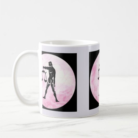 Libra - Zodiac - Zeichen Kaffeetasse (Links)