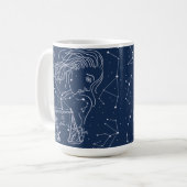 Libra zodiac-Zeichen Kaffeetasse (Vorderseite Links)