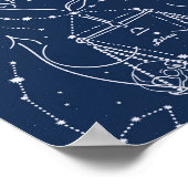 Libra zodiac-Zeichen Poster (Ecke)