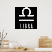 Libra zodiac-Zeichen Poster (Küche)