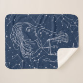 Libra zodiac-Zeichen Sherpadecke (Vorderseite (Horizontal))