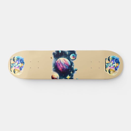 Libra zodiac-Zeichen Skateboard (Horizontal)