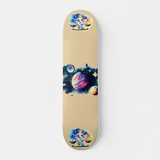 Libra zodiac-Zeichen Skateboard (Vorne)