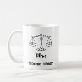 Libra, Zodiaka - Zeichen Kaffeetasse (Links)