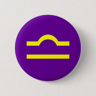 LIBRA, ZODIAKALES ZEICHEN BUTTON
