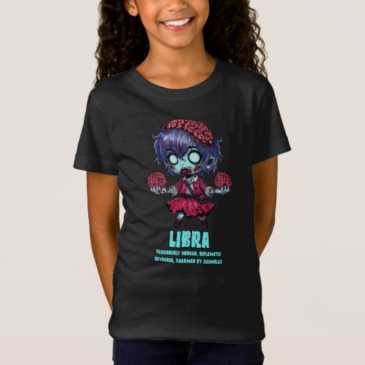 Libra Zombie T-Shirt (Vorderseite)