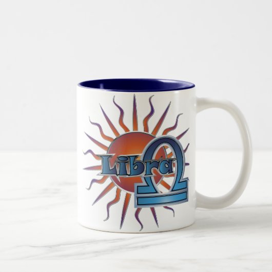 Libra Zweifarbige Tasse (Rechts)