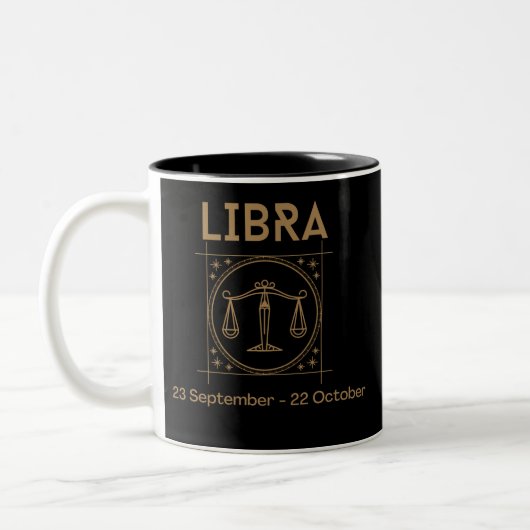 Libra Zweifarbige Tasse (Links)