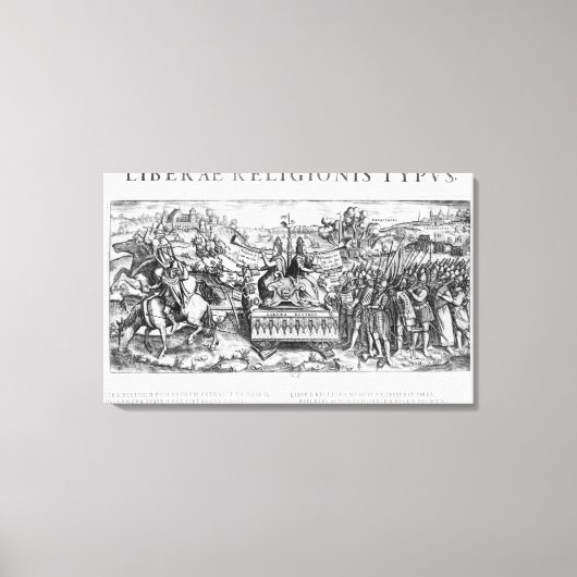 Librae Religionis Typus', allegory Leinwanddruck (Vorderseite)