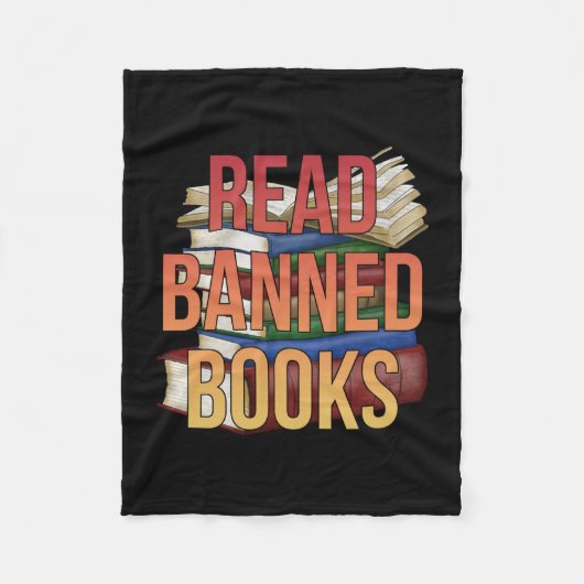 Librarian Bookworter Book Reader lesen Banned Book Fleecedecke (Vorderseite)