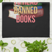 Librarian Bookworter Book Reader lesen Banned Book Geschirrtuch (Gefaltet)