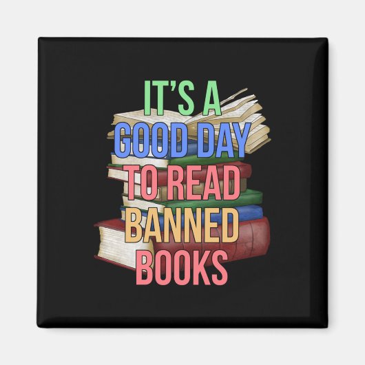Librarian Bookworter Book Reader lesen Banned Book Magnet (Vorne)