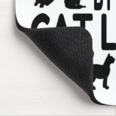 Librarian Cat Lover Mousepad (Ecke)