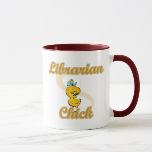 Librarian Chick Tasse (Rechts)
