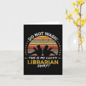 Librarian Funny Library Zitat Grafik Karte (Gelbe Blume)