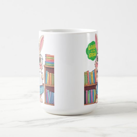 Librarian-in-Training Star – Rabbit Edition Kaffeetasse (Mittel)