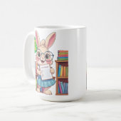 Librarian-in-Training Star – Rabbit Edition Kaffeetasse (Vorderseite Links)