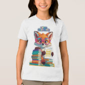 Librarian-in-Training Star Tri-Blend Shirt (Vorderseite)