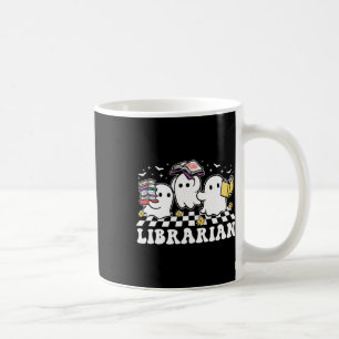Librarian Niedlich Ghost Book Reading Funny Hallow Kaffeetasse
