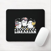 Librarian Niedlich Ghost Book Reading Funny Hallow Mousepad (Mit Mouse)