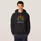Librarian Rainbow Leopard School Hoodie (Vorne ganz)