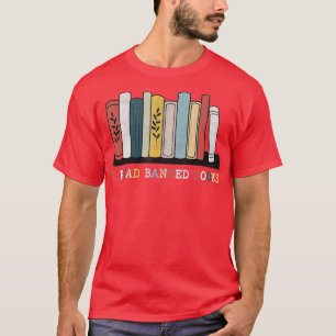 Librarian Reader-Nerd der Woche mit verbotenen Büc T-Shirt