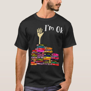 Librarian Reader Nerd im Ok Teacher lesen T-Shirt