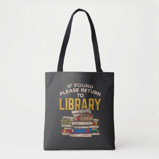 Librarian Reading Gift Tasche (Vorderseite)