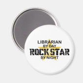 Librarian Rock Star by Night Magnet (Vorderseite/Rückseite)