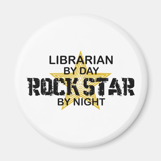 Librarian Rock Star by Night Magnet (Vorne)