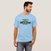 Librarian Rock Star by Night T-Shirt (Vorne ganz)