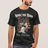 Librarian Spooky Halloween-Kostüm lesen Lehrerin T-Shirt (Vorderseite)