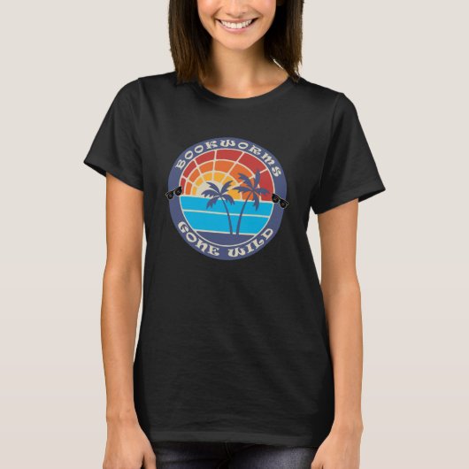 Librarian Spring Break Beach Vacacation Sprichwort T-Shirt (Vorderseite)