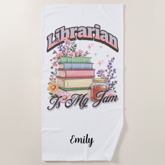  Librarian   Strandtuch (Vorderseite)