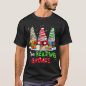 Librarian The Reading Gnomes Weihnachtslustig für T-Shirt (Vorderseite)