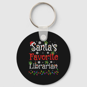 Librarian Xmas Weihnachtslieder Christma Schlüsselanhänger