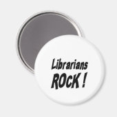 Librarians Rock! Magnet (Vorderseite/Rückseite)