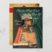 LIBRARISCHER ABSCHLUSS PARCHMENT WAX SIEGEL MONOGR EINLADUNG (Vorne/Hinten)